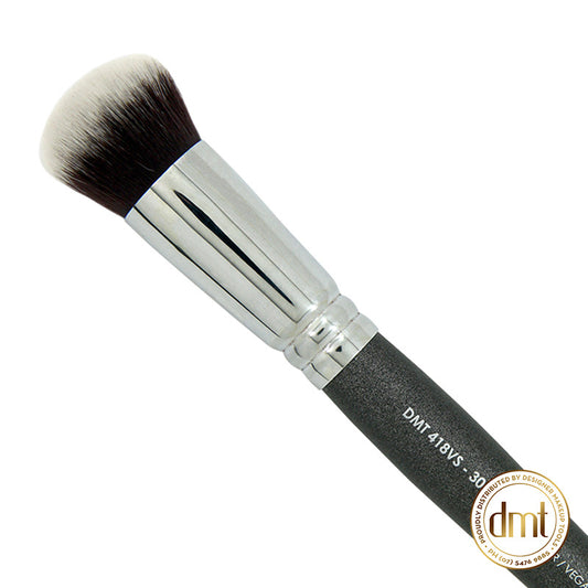 Designer makeup tools  - round buffer brush vegan synthetic hair